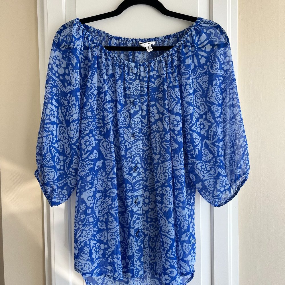 Cabi Blue Blouse
